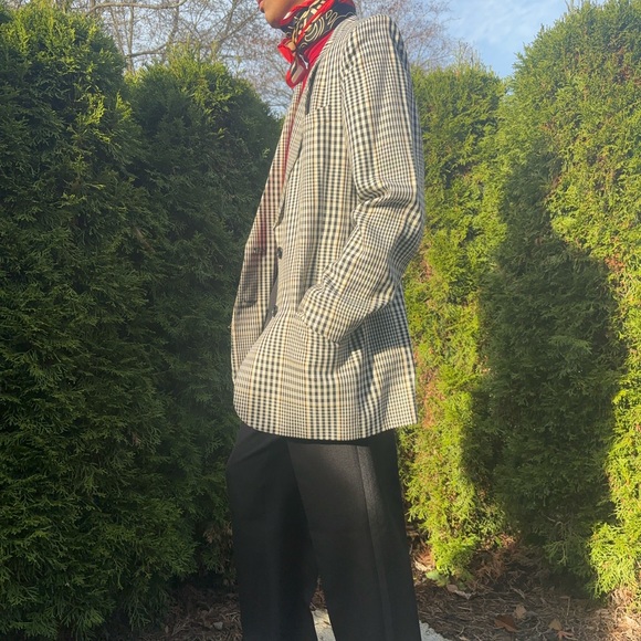 Jones New York plaid structured Blazer - Picture 5 of 7